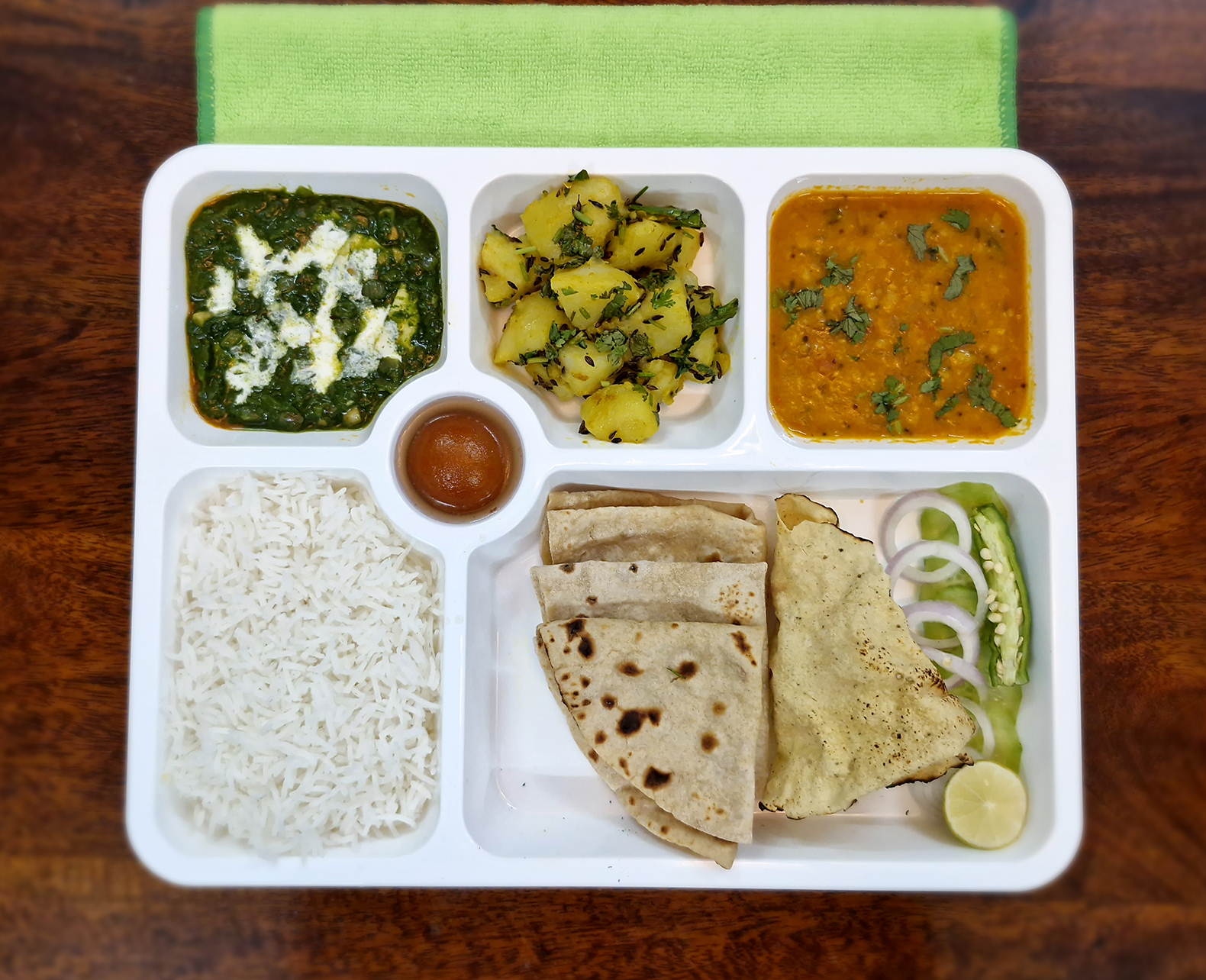 Veg Paneer Thali